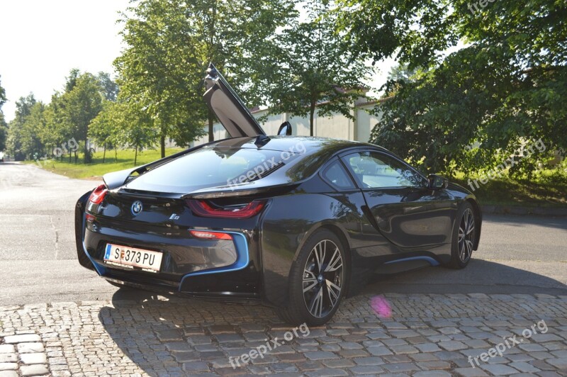 Bmv I8 Auto Black Sports Car Motor