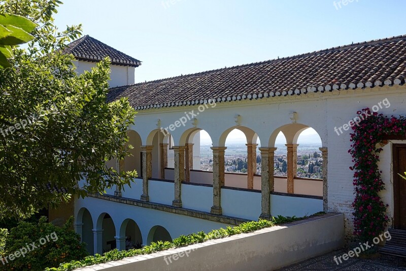 Colonnade Palace Facade Architecture Building