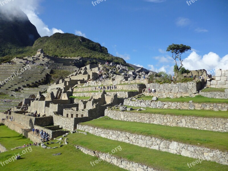 Peru Cuzco Machu Picchu Stone Landscape