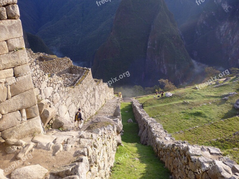 Peru Cuzco Machu Picchu Stone Landscape