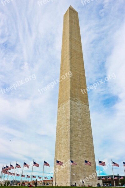 Washington Monument Dc America Usa