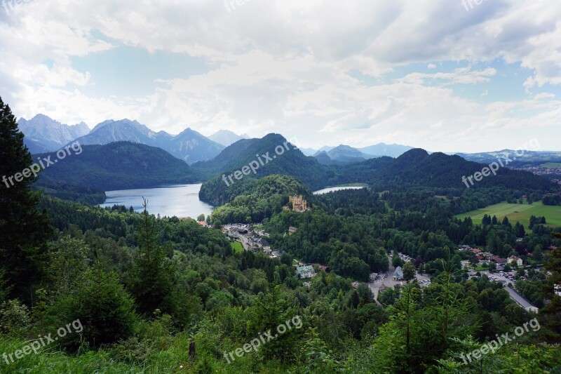 Castle Castle Hohenschwangau Hohenschwangau Füssen Allgäu