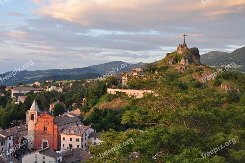 Pennabilli Valmarecchia Landscape Sunset Free Photos