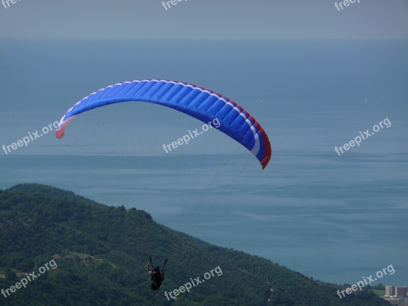 Paragliding Gulf Silhouette Free Photos