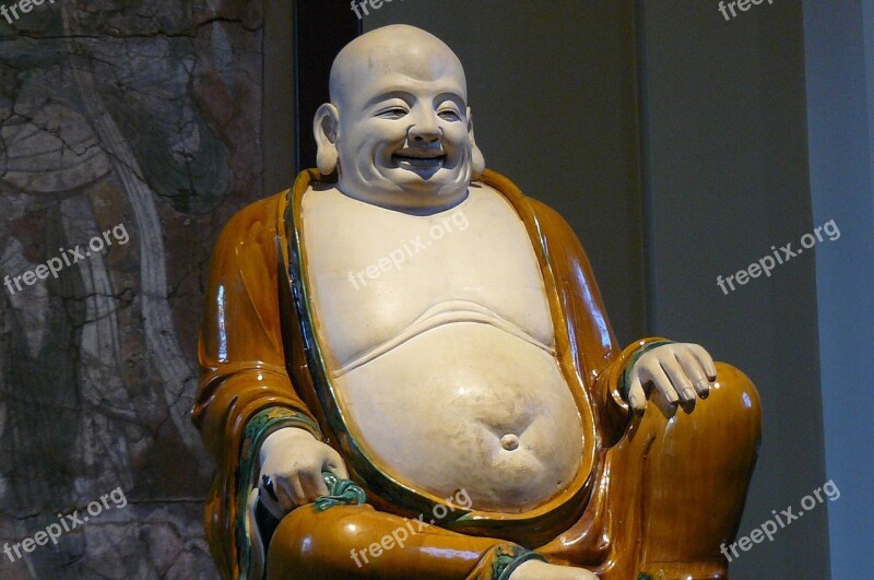 Buddha Asia Zen Statue Belly