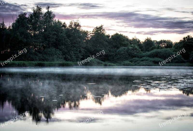 Evening Lake Dis View Viborg