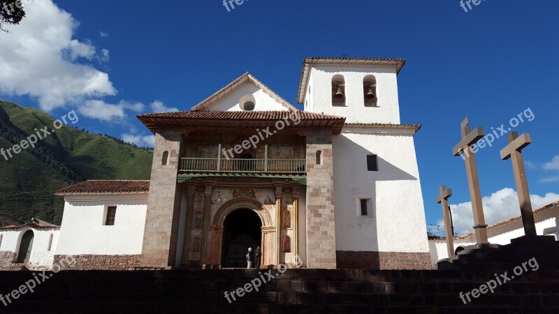 Church Inca Travel Peru Architecture