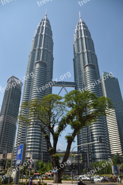 Petronas Towers Twin Towers Malaysia Kuala Lumpur Petronas