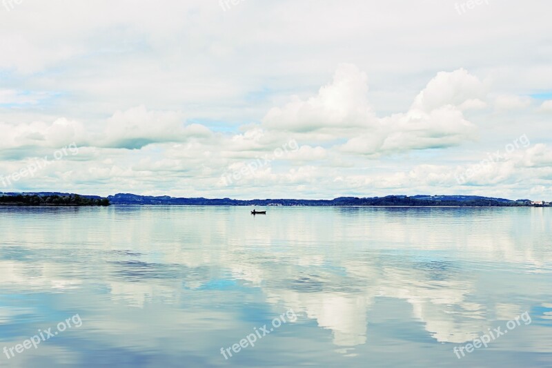 Chiemsee Bavaria Germany Lake Water