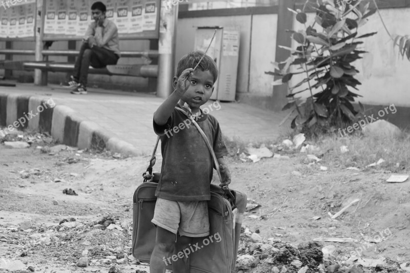 Child Dirty Boy Poverty Street