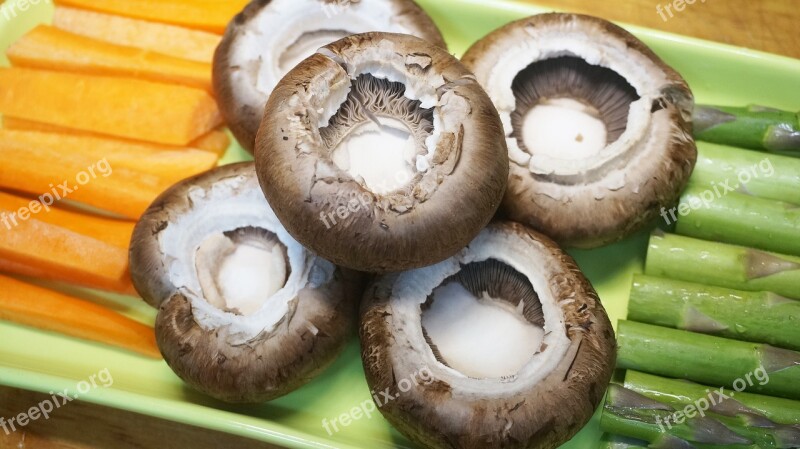 Vegetable Mushroom Carrot Vegetables Free Photos