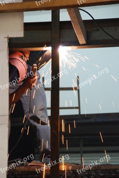 Welding Factory Industry Welder Worker