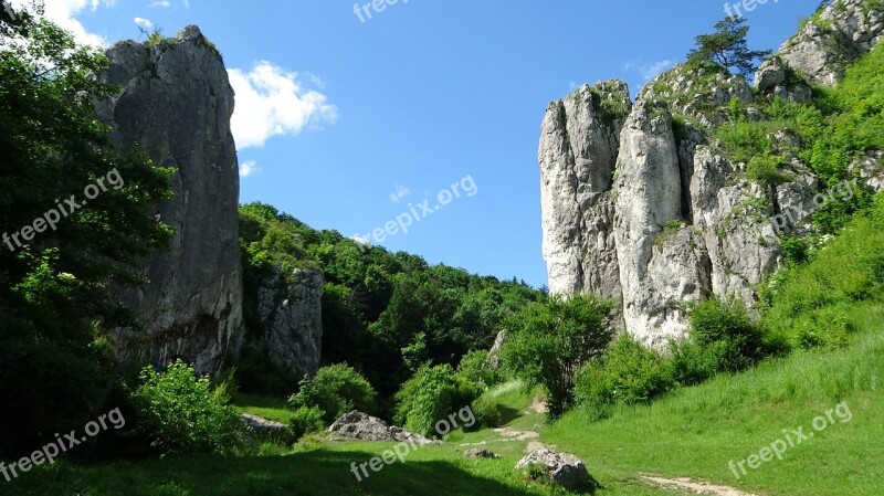 Nature Landscape Rocks Poland Tourism