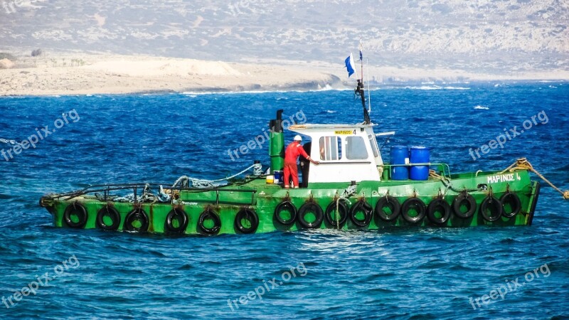 Towboat Sea Tugboat Nautical Vessel