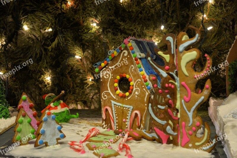 Gingerbread House Gingerbread Christmas Festive Free Photos