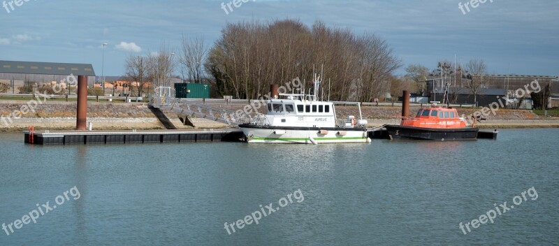 Port Boat Wharf Sea France