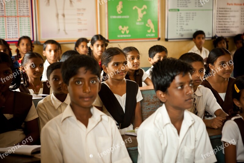 School Children Happy Smile Class