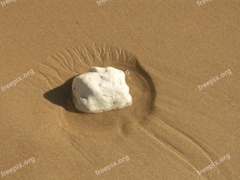 Stone Beach Sand Sand Beach Summer