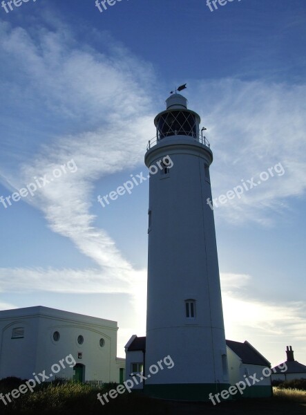 Lighthouse Heaven Lines White Travel