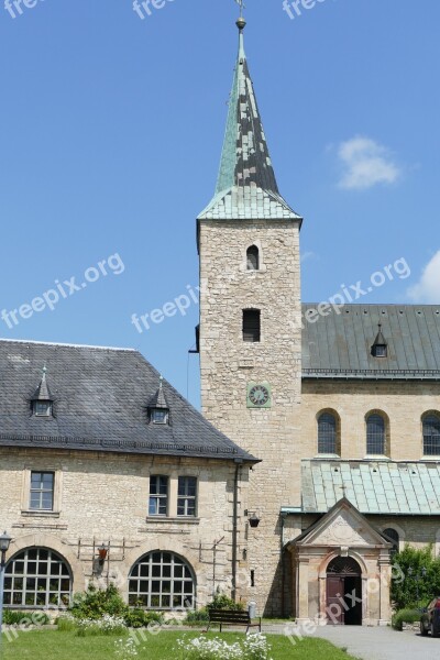 Monastery Huysburg Benedictine Monastery Old Historically