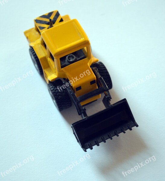 Backhoe Backhoe Loader Toy Miniature Figurine