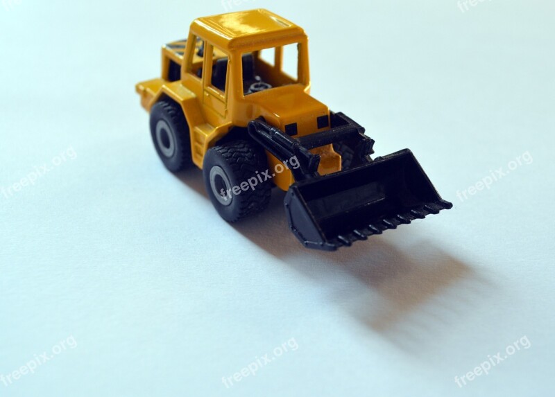 Backhoe Backhoe Loader Toy Miniature Figurine