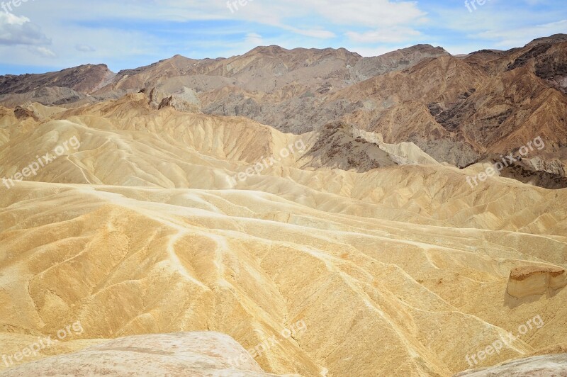 Death Valley Landscape Desert Park