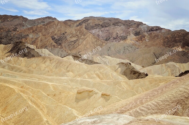 Death Valley Landscape Desert Park