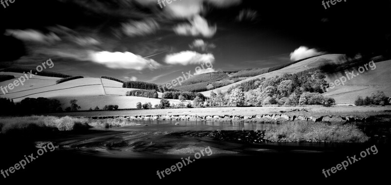 Infrared Infra Red Landscape Peebles