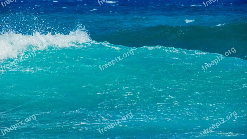 Wave Blue Sea Foam Spray