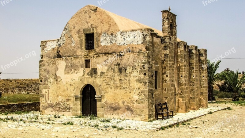 Cyprus Tersefanou Ayios Andronikos Church Old