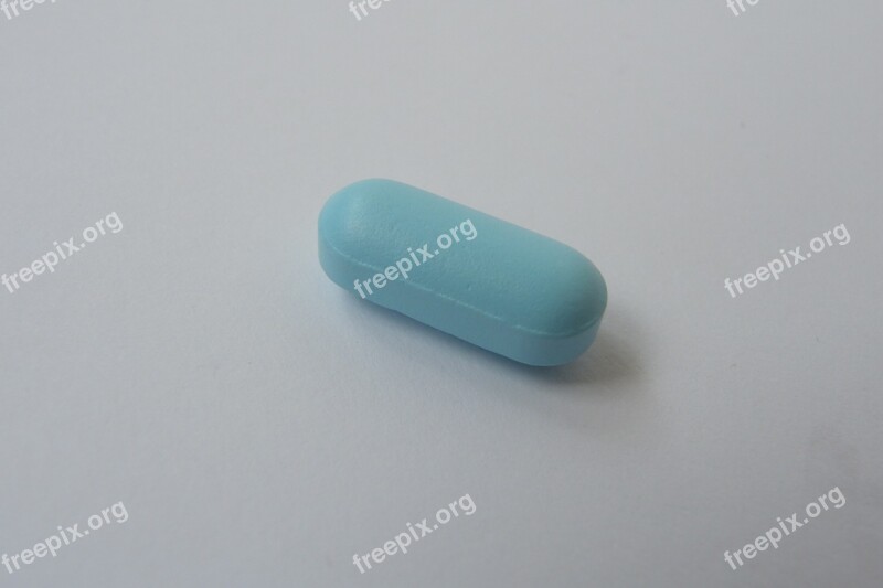 Blue Medical Medicines Tablets Drug