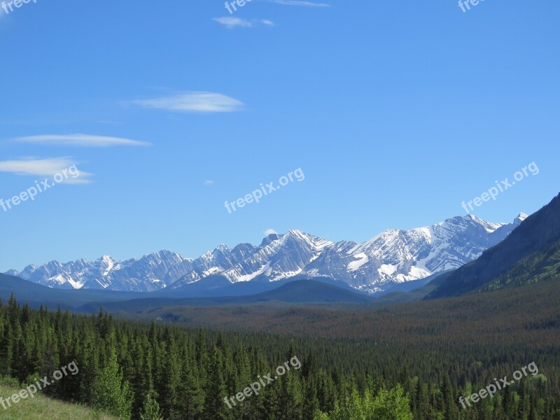 Rocky Mountains Kananaskis Alberta Canada Rocky