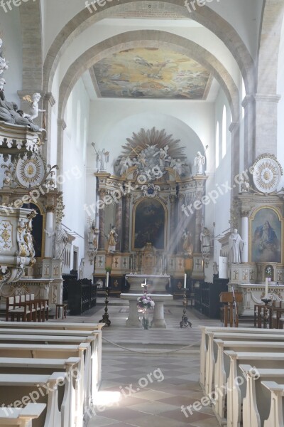 Monastery Huysburg Benedictine Monastery Prayer Room Altar