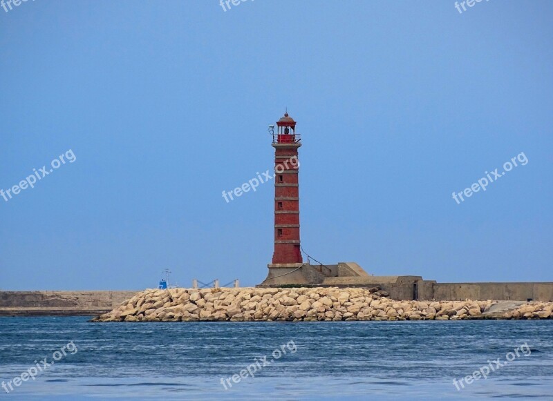 Minaret Port Water City Bizerte