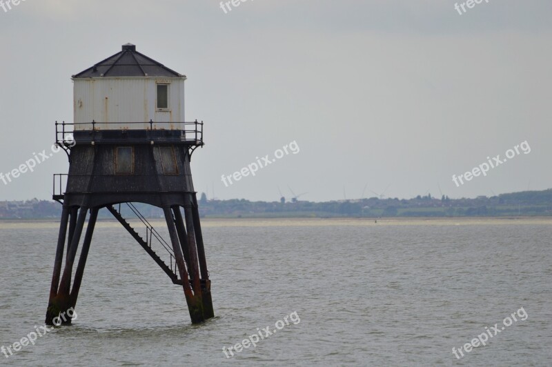 England Coast Tower Sea Harwich