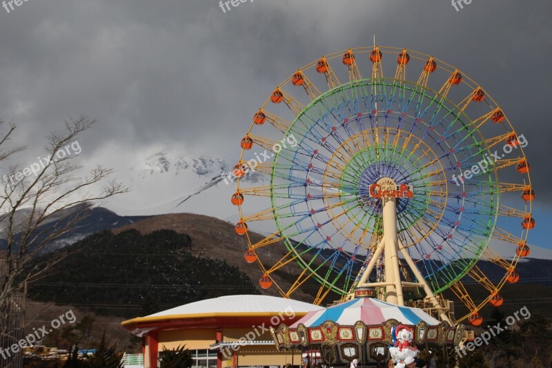 Ferris Wheel Winter Ferris Wheel Color