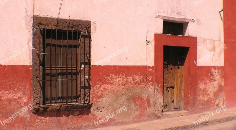 San Miguel De Allende Mexico Door Architecture Entryway