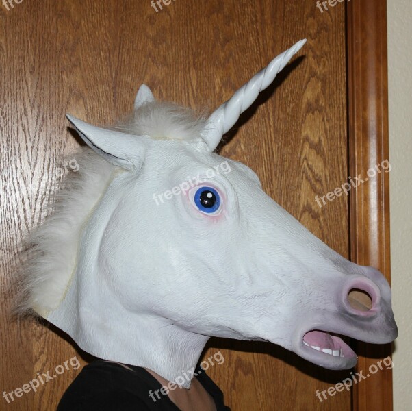 Unicorn Mask Animal Masked Face