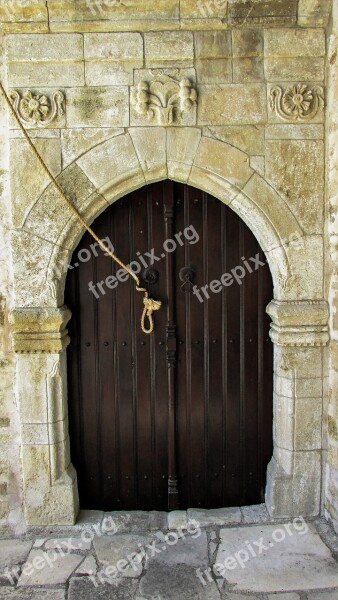 Cyprus Tersefanou Door Wooden Church