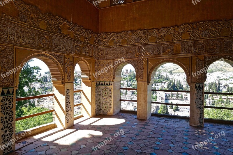 Alhambra Arches Moorish Decoration Plasterwork