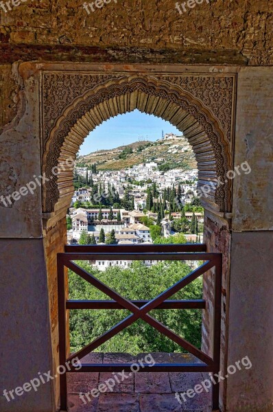 Alhambra Arches Moorish Decoration Plasterwork