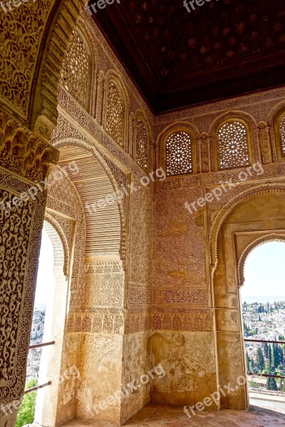 Alhambra Arches Moorish Decoration Plasterwork