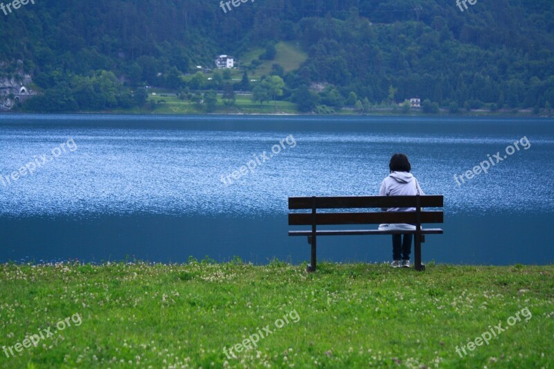 Lake Ledro Thinking Italy Calm