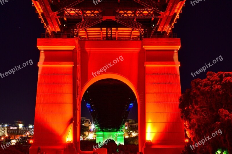 Brisbane Bridge Australia Queensland Brisbane-river