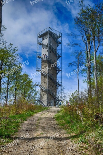 Lookout Tower Galyatető Mátra Mountains Free Photos