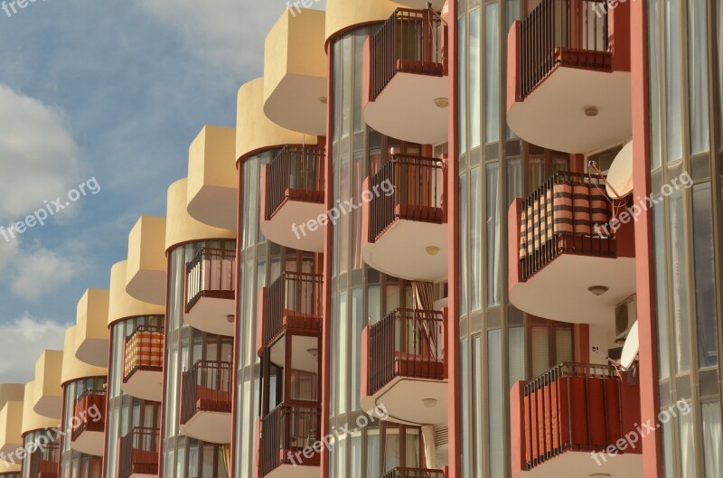 Spain Calp Apartment Architecture Balcony