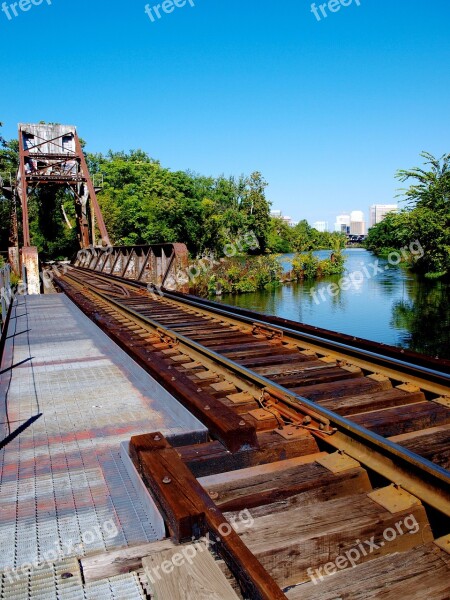 Railroad Tracks Perspective Train Tracks Path Free Photos