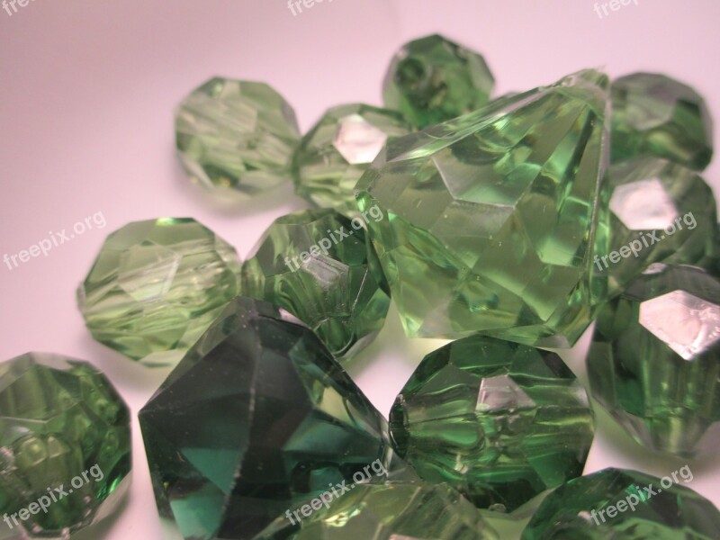 Green Beads Crystal Decoration Jewelry