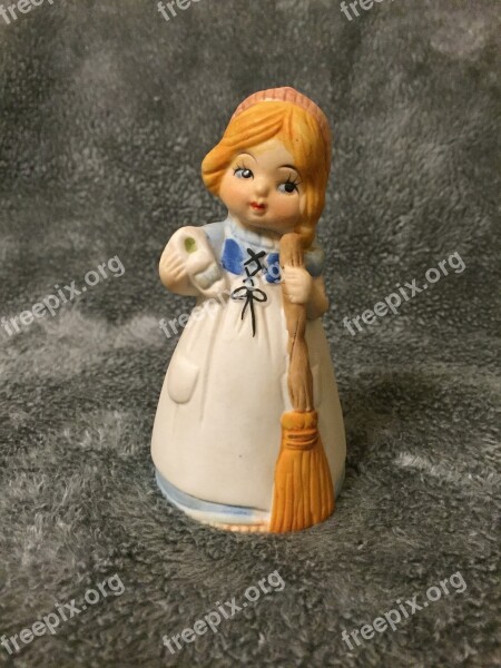 Bell Vintage Decoration Maiden Wench